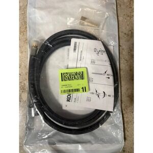 Kohler 1548488 Kitchen Spray Hose Kit SharkBite Replacement Part Black Braided